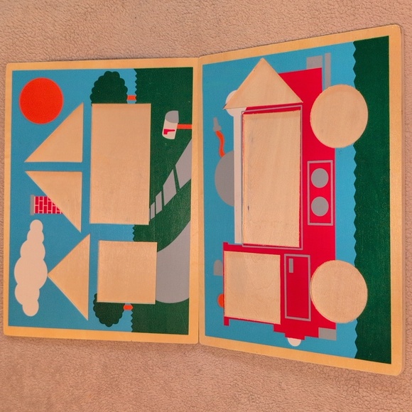 Box#4 🔥 5 For $35 🔥 Colorful Wooden Puzzle Set for Kids - Picture 5 of 9